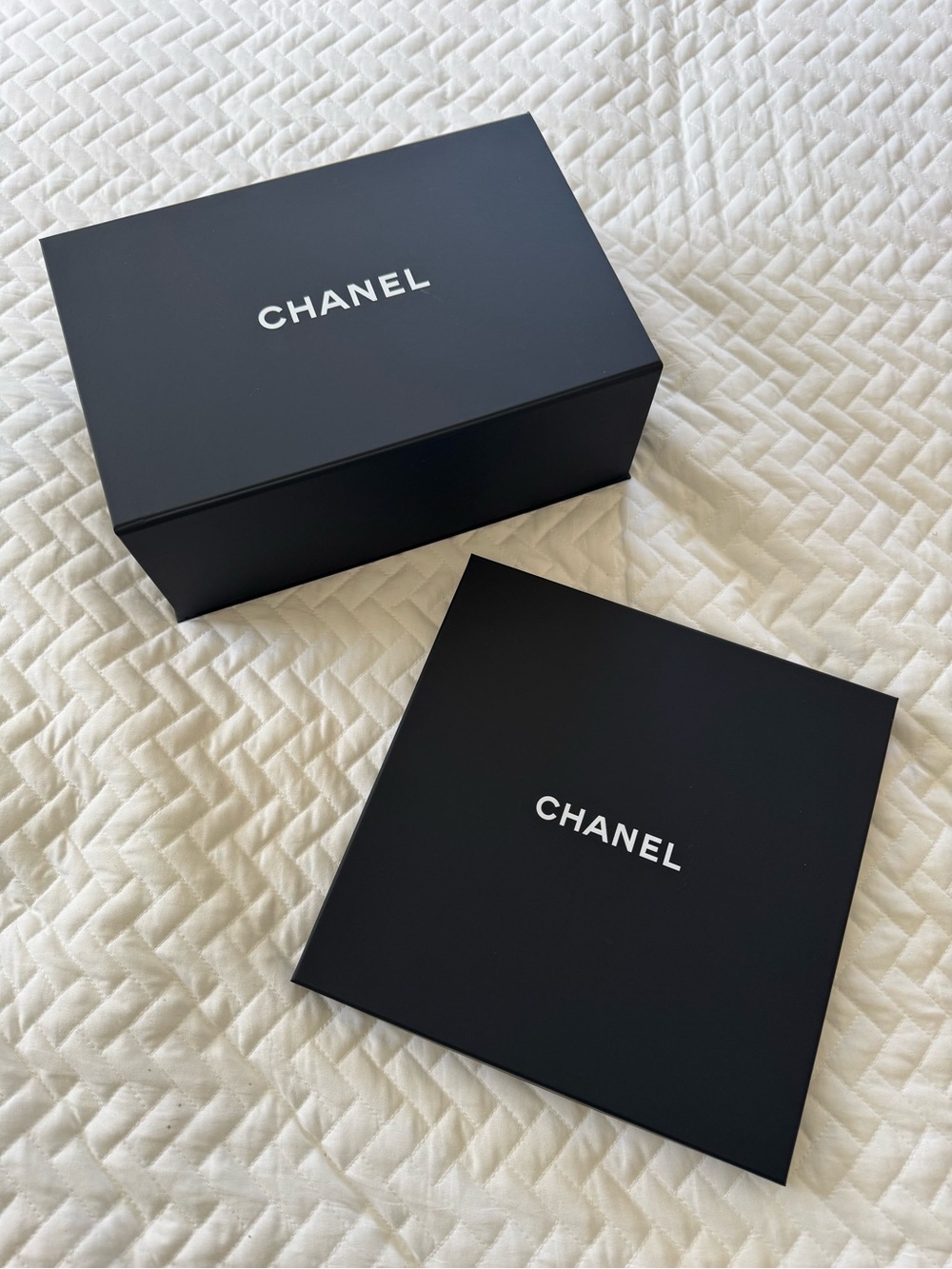 Chanel Authentic EMPTY Storage Gift Box, Lot of 2